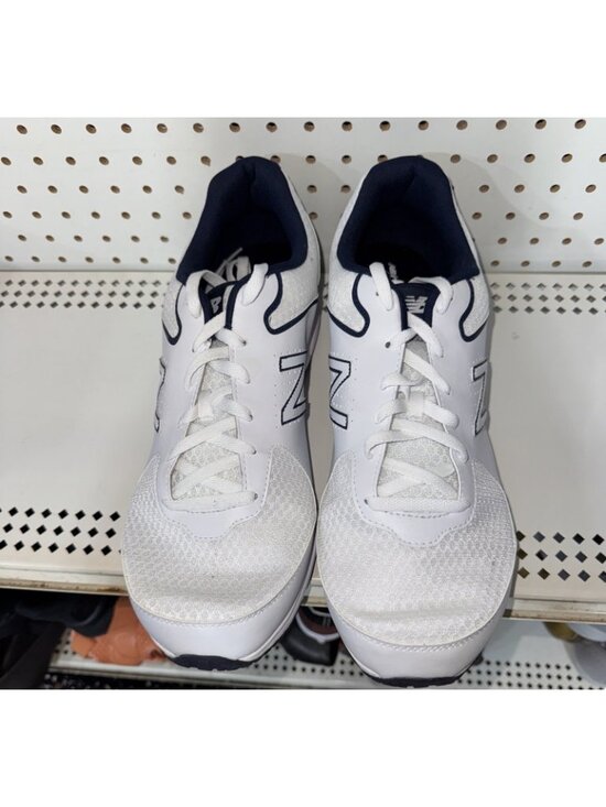 New Balance 411v2 Mens Athletic Walking Shoes Size 15 4E WIDE White Blue main image 6